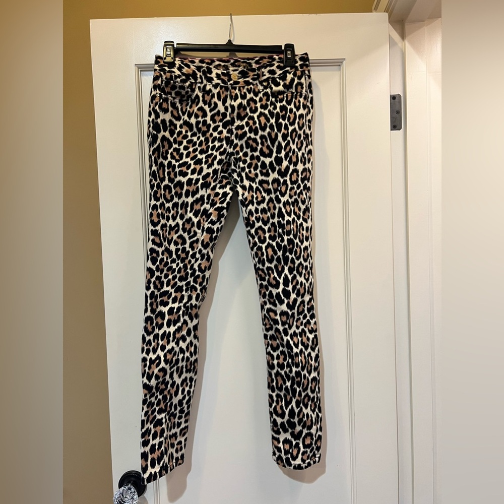 Kate Spade skinny leopard print pants/jeans.